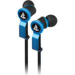 Beacon Perseus Blue In-ear Headphones with Inline Remote and Microphone