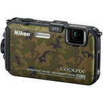 Nikon Coolpix AW100 Waterproof Digital Camera (Camouflage)