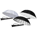 Westcott 7.0' Parabolic Umbrella Holiday Bundle