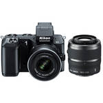 Nikon 1 V2 Mirrorless Digital Camera with 1 NIKKOR VR 10-30mm f/3.5-5.6 and 30-110mm f/3.8-5.6 Lens Kit (Black)