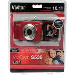 Vivitar ViviCam S536 Digital Camera (Red)