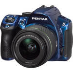 Pentax K-30 Digital Camera with DA 18-55mm f/3.5-5.6 AL WR Zoom Lens (Blue)