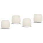 Shure FOAM WNDSCRN f/CNTRVRS OVRHD MIC/WHT/4