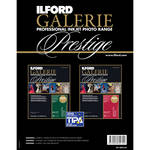 Ilford Galerie Prestige Professional Inkjet Photo Printer Paper Smooth Range Sample Pack (8.3 x 11.7")