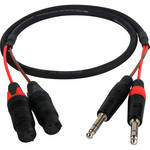 Laird Telemedia BMD-SPS-XLF-03 2.5 K Cinema Camera Audio Adapter Cable (3' / 0.91 m)