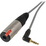 Laird Telemedia SD-AUD8-01 TRS 3.5mm Right Angle Plug to 1/4" TRS Female Headphone Adapter Cable