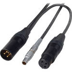 Laird Telemedia 5-Pin Lemo to XLR Male & Female Sound Devices Time Code Jamming Cable