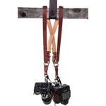 Holdfast Gear Money Maker Two-Camera Harness (English Bridle, Chestnut, Regular)