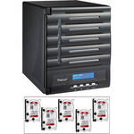 Thecus 10TB (5x 2TB) N5550 5-Bay Enterprise NAS Kit with WD Red SATA Hard Drives