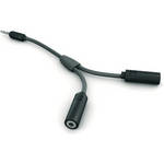 XtremeMac 3.5mm Dual Female to Single Male Headphone Splitter Cable (6")