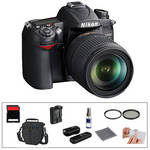 Nikon D7000 Digital SLR Camera and 18-105mm DX VR Lens with Basic Accessory Kit