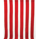 Drop it Modern Americana Backdrop (4.5 x 9', Red/White)