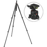 Manfrotto 190 Pro 3-Section Aluminum Tripod with Magnesium Ball Head Kit
