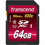 Transcend 64GB SDXC Ultimate 600x Class 10 UHS-1 Memory Card