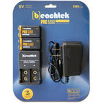 Beachtek PRO5180 Rechargeable 9V Battery Kit with Smart Charger and AC Adapter