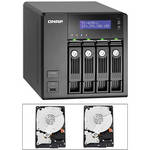 Qnap 8TB (4 x 2TB) TS-469 Pro 4 Bay Turbo NAS Server Kit with Hard Drives