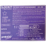 Ambient Recording CLOCKIT LABLE PURPLE FOR ACL-202C