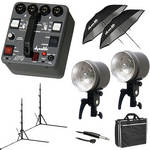 Dynalite MK4-1222V RoadMax 400W/s 2 Head Kit (120V)