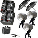 Dynalite MK4-1222V RoadMax 400W/s 2 Pack 3 Head Kit (120V)