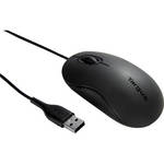 Targus 3-Button USB Full-Size Optical Mouse (Matte Black)