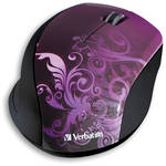 Verbatim Wireless Optical Design Mouse (Purple Design)