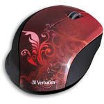 Verbatim Wireless Optical Design Mouse (Red Design)