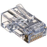 Platinum Tools 100009C EZ-RJ45 CAT6 Connector (Clamshell Packaging, 10 Pieces)