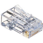 Platinum Tools 100010C EZ-RJ45 CAT6 Connector (Clamshell Packaging, 50 Pieces)