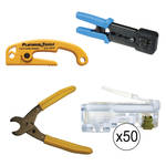 Platinum Tools 100016 EZ-RJPRO HD Basic Installation Kit Bundle