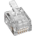 Platinum Tools 100026B EZ-RJ12/11 Standard Tab Connector (Box of 100)