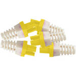 Platinum Tools Strain Relief for EZ-RJ45 CAT 6+ Connector (50-Pack, Clamshell)