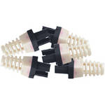 Platinum Tools Strain Reliefs for CAT6 Connector (Black)