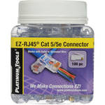 Platinum Tools EZ-RJ45 (8P8C) CAT5/5e Connector (Jar of 100)