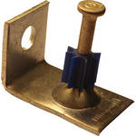 Platinum Tools JH932-100 Angle Clip with Powder Actuated Pin & 1/4" Hole