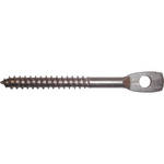 Platinum Tools JH940-100 1/4" Eye Lag Screw & 0.3" Overall Length (Wood Applications)