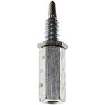Platinum Tools JH951-100 Threaded Rod with 1/4"-20 Male Couplers & 3/4" Self Drill Screw