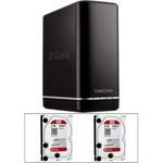 D-Link 4TB (2 x 2TB) ShareCenter 2-Bay Cloud Storage 2000 Kit with Hard Drives