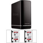 D-Link 6TB (2 x 3TB) ShareCenter 2-Bay Cloud Storage 2000 Kit with Hard Drives