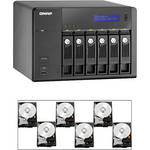 Qnap 18TB (6 x 3TB) TS-669 Pro 6 Bay Turbo NAS Server Kit with Hard Drives