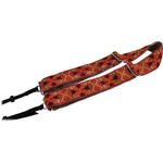 Souldier Constantine 1.5" Camera Strap (Tangerine with Burgundy Accents, Deep Orange Background)