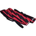 Souldier Lightning Bolt 1.5" Camera Strap (Red Lightning on Black Background)