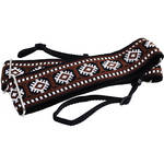 Souldier Pillar 2" Camera Strap (Brown, White Columns on a Black Background)