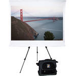 Screen2Go SS2G-818 Safari 75" Portable Front Projection Screen with Briefcase