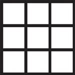 Gam Single Panel French Windows Cookie Roll (4.0 x 4.0')
