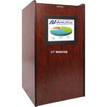 AmpliVox Sound Systems SN3265-MH Visionary Lectern with Built-In LCD Screen