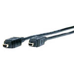 Comprehensive 4-Pin Male to 4-Pin Male FireWire 400 Extended Distance Cable (125')
