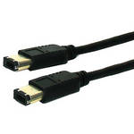 Comprehensive IEEE 1394A 6-Pin Male to 6-Pin Male FireWire Cable (3')