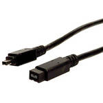 Comprehensive 1394B 9-Pin Male to 4-Pin Male FireWire Cable (6')