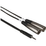 Comprehensive Standard Series 3.5mm Stereo to Dual XLR Male Y-Cable (10')