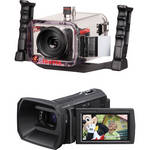 Ikelite 6038.55 Underwater Housing Kit with Sony HDR-CX580V Camcorder